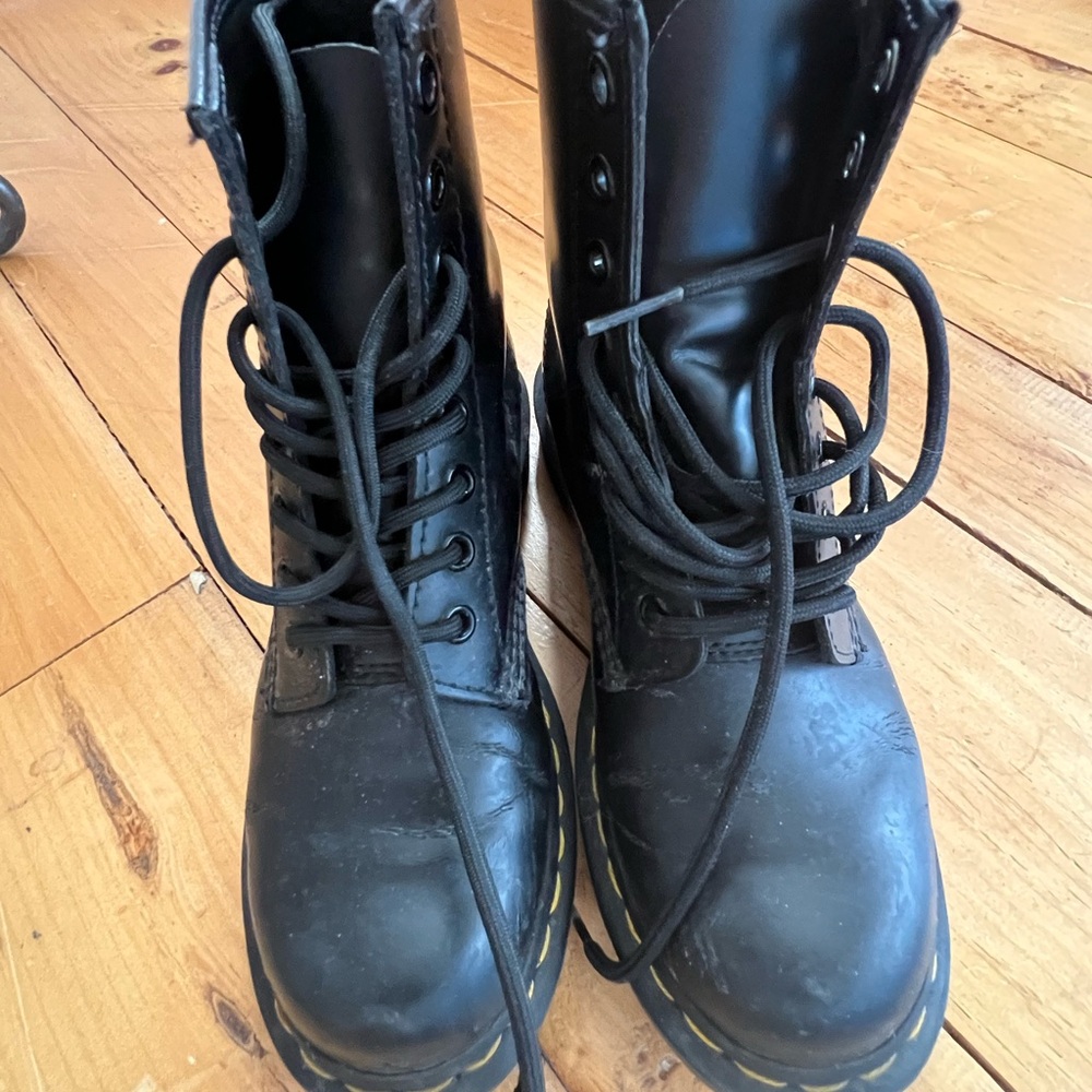 Dr. Martens Black Lace Up Boots